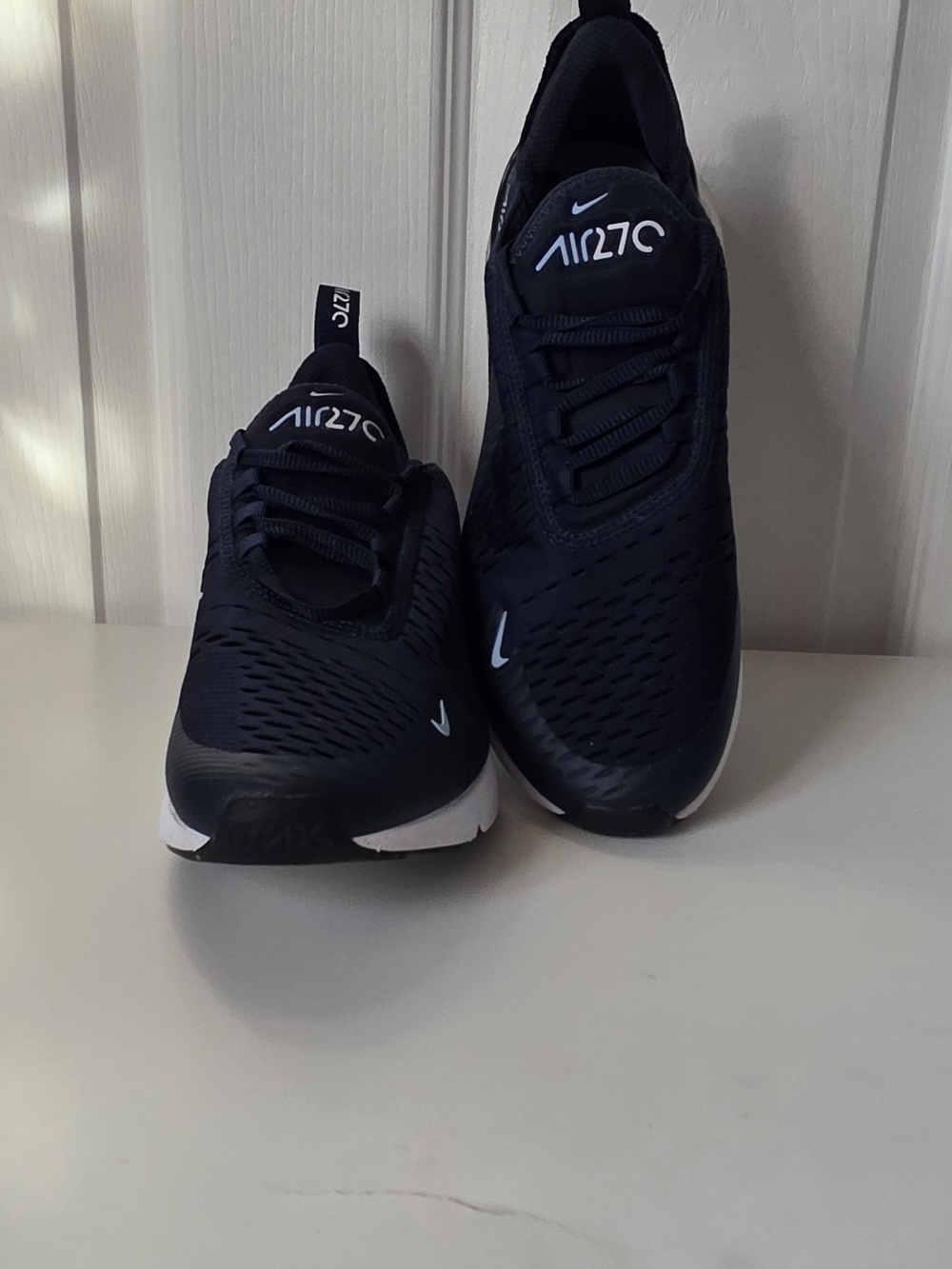 Nike Air270 Big Kids Running Shoes - Blue/White